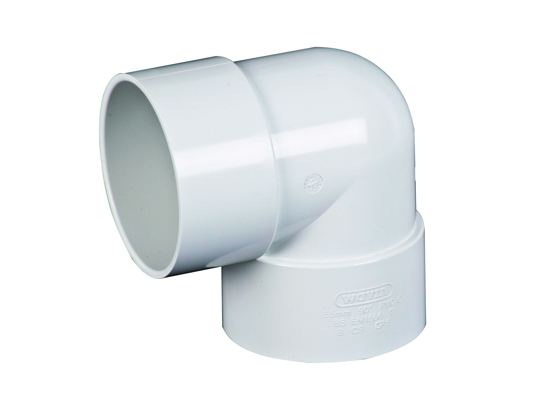 OSMAWELD 5M160 PVCC KNUCKLE BEND 90deg 40mm 5M160W WHITE