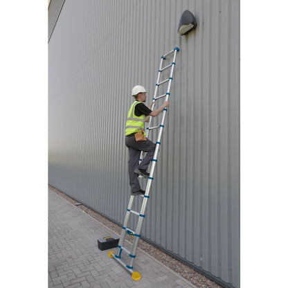 WERNER TELESCOPIC SOFT CLOSE EXT LADDER 3.8M 85038