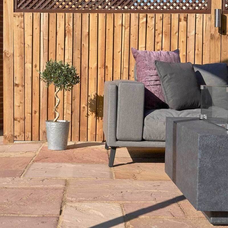 GLOBAL STONE 600 SERIES NATURAL SANDSTONE PROJECT PACK 15.30m2 MODAK ROSE MRSP1530