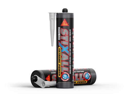 Everbuild Stixall Crystal Clear Sealant 290ml (STIXCLEAR) – 12 Pack