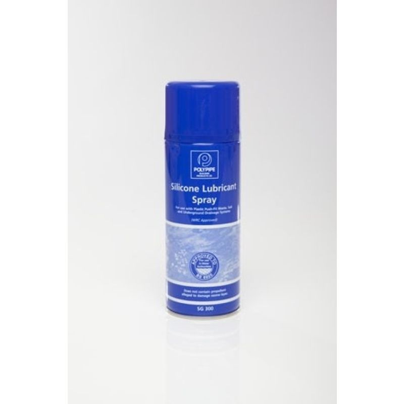 POLYPIPE UNDERGROUND DRAINAGE AEROSOL LUBRICANT SPRAY 400ml SG300