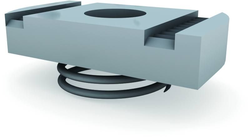UNITRUNK UCM6/S SHORT SPRING CHANNEL NUT BZP 6mm