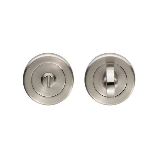 SEROZZETTA TURN & RELEASE SET CONCEALED FIX ROUND ROSE BOXED SATIN NICKEL SZR004SN