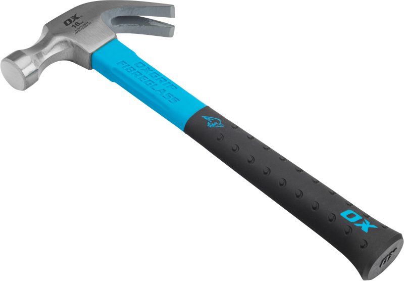 OX-P081616 PRO FIBERGLASS CLAW HAMMER 16oz