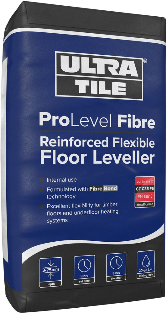 INSTARMAC UTF PROLEVEL FIBRE REINFORCED FLOOR LEVELLER DARK BLUE BAG 20kg UTF PLEVEL FIBR