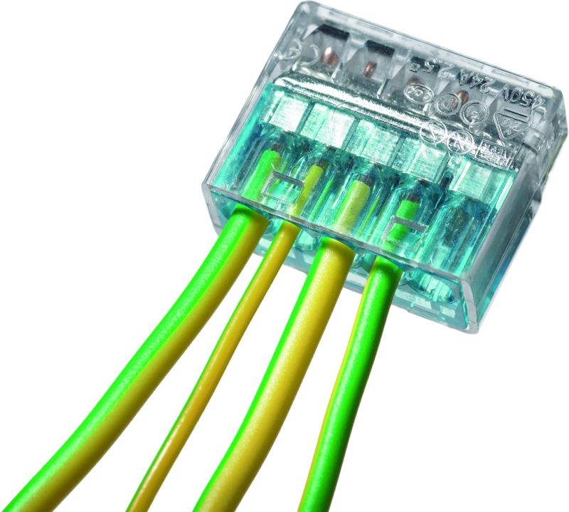 HELLERMANN PUSH IN WIRE 4 PORT CONNECTOR HECP-4