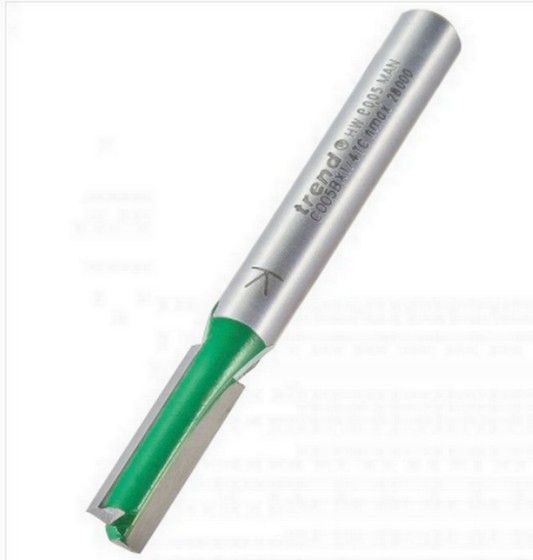 TREND C005BX1/4TC TWO FLUTE CUTTER 6.0MM DIAMETER