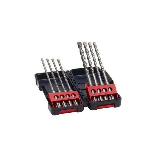 BOSCH 2607019904 8 PIECE SDS PLUS DRILL BIT SET IN TOUGH BOX