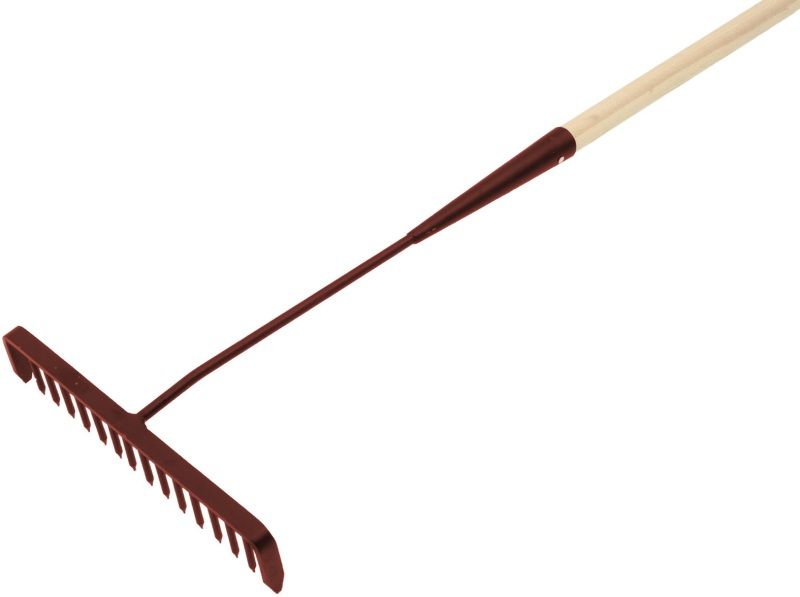 FAITHFULL FAITAR TARMAC WOODEN RAKE WOODEN HANDLE 16T