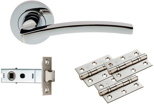 TAVIRA ULTIMATE LATCH PACK BOXED POLISHED CHROME UDP009CP/INTB