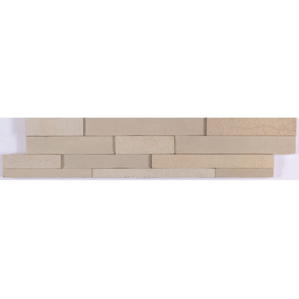BRADSTONE NATURAL SANDSTONE SLIPS 650 x 150 x 17-30mm FOSSIL BUFF (PACK OF 6) 22787