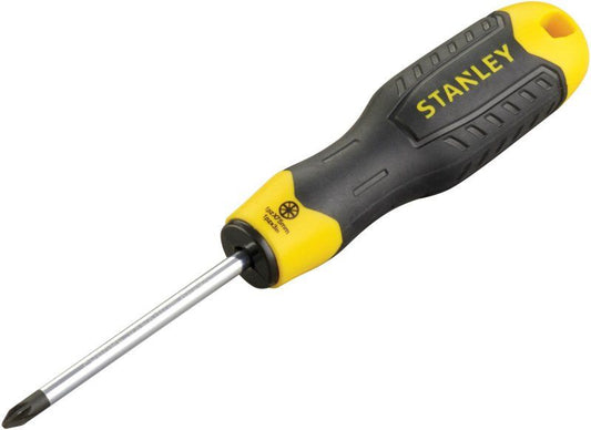 STANLEY STA064955 CUSHION GRIP POZI SCREWDRIVER PZ1 x 75mm