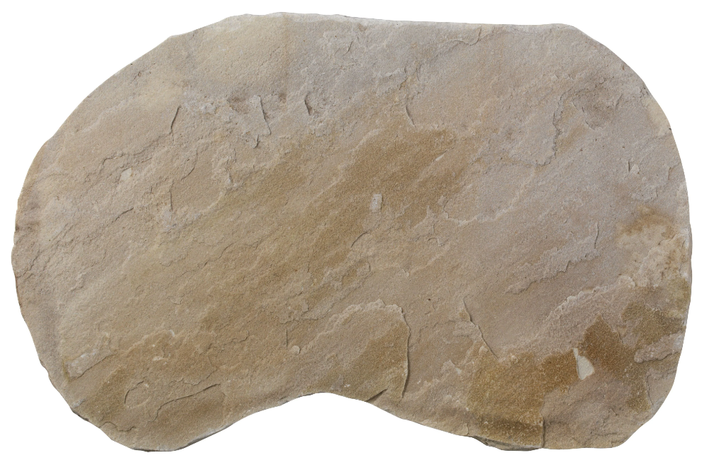 BRADSTONE NATURAL SANDSTONE STEP STONE 300 x 450 x 20-24mm FOSSIL BUFF 20219