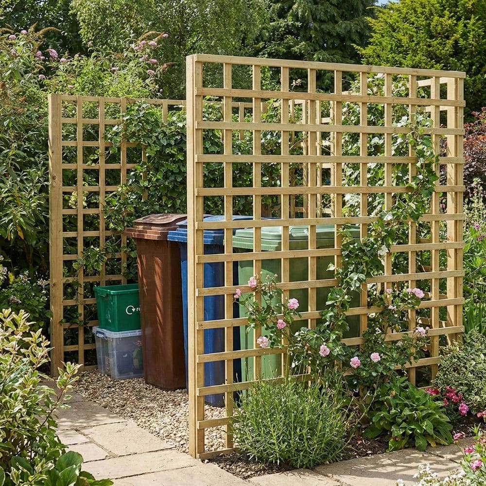 6' x 6' Heavy Duty Green Treated Trellis (1.83m x 1.83m)