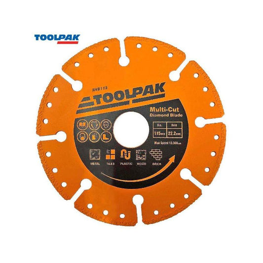 TOOLPAK RVB115 FORCE X 115mm DIAMOND BLADE MULTI MATERIAL