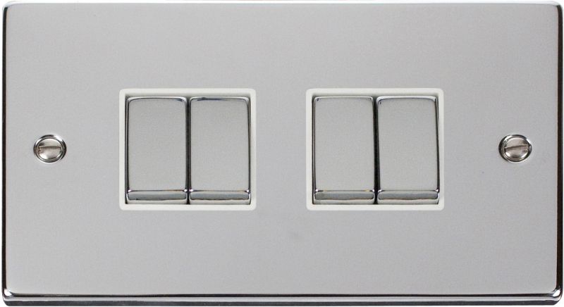 CLICK VPCH414WH 4G 2WAY 10A SWITCH POL CHR