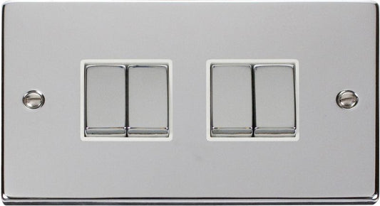 CLICK VPCH414WH 4G 2WAY 10A SWITCH POL CHR
