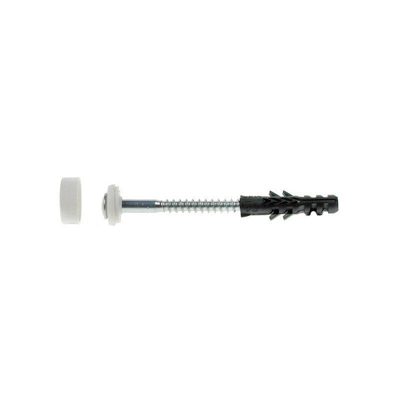 6 x 70mm WC FIXING (PACK 2) WHITE JB8948