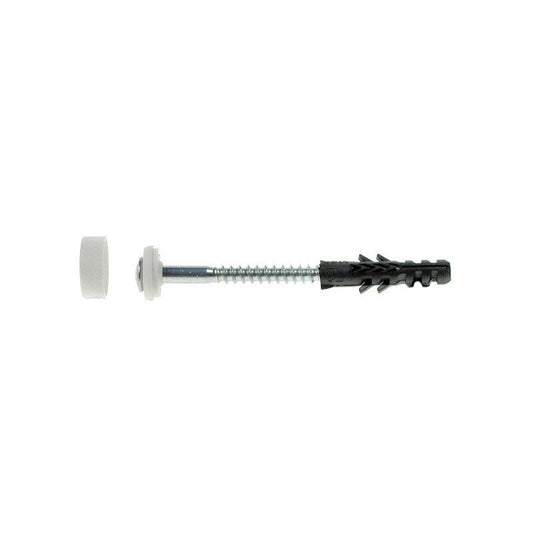 6 x 70mm WC FIXING (PACK 2) WHITE JB8948