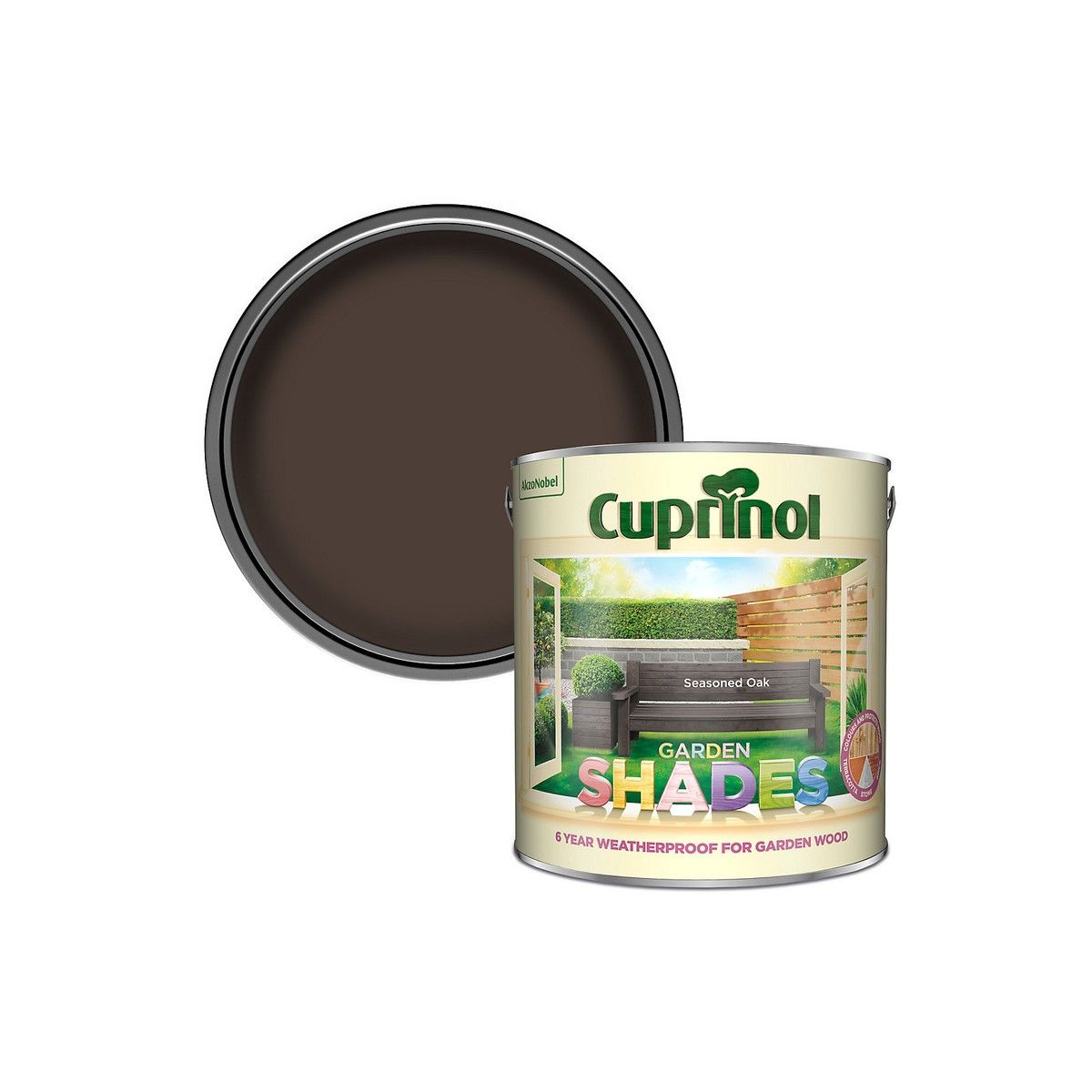 CUPRINOL GARDEN SHADES 2.5l SEASONED OAK 5092608
