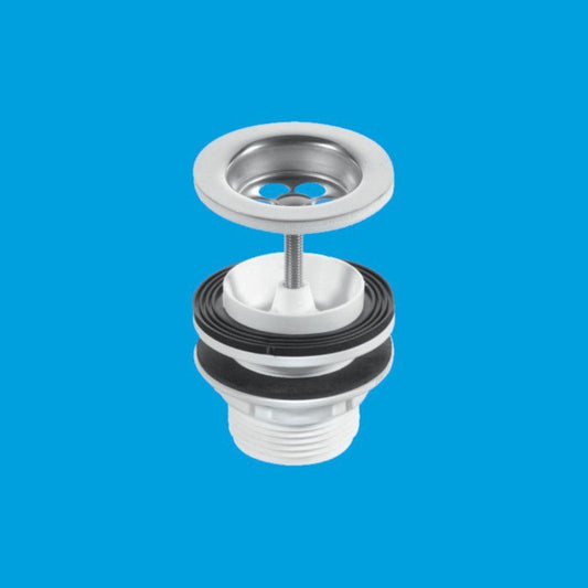 MCALPINE BSW11PC CENTRE PIN BASIN WASTE TO SUIT BASIN BRACKET 1.1/4" 61020861