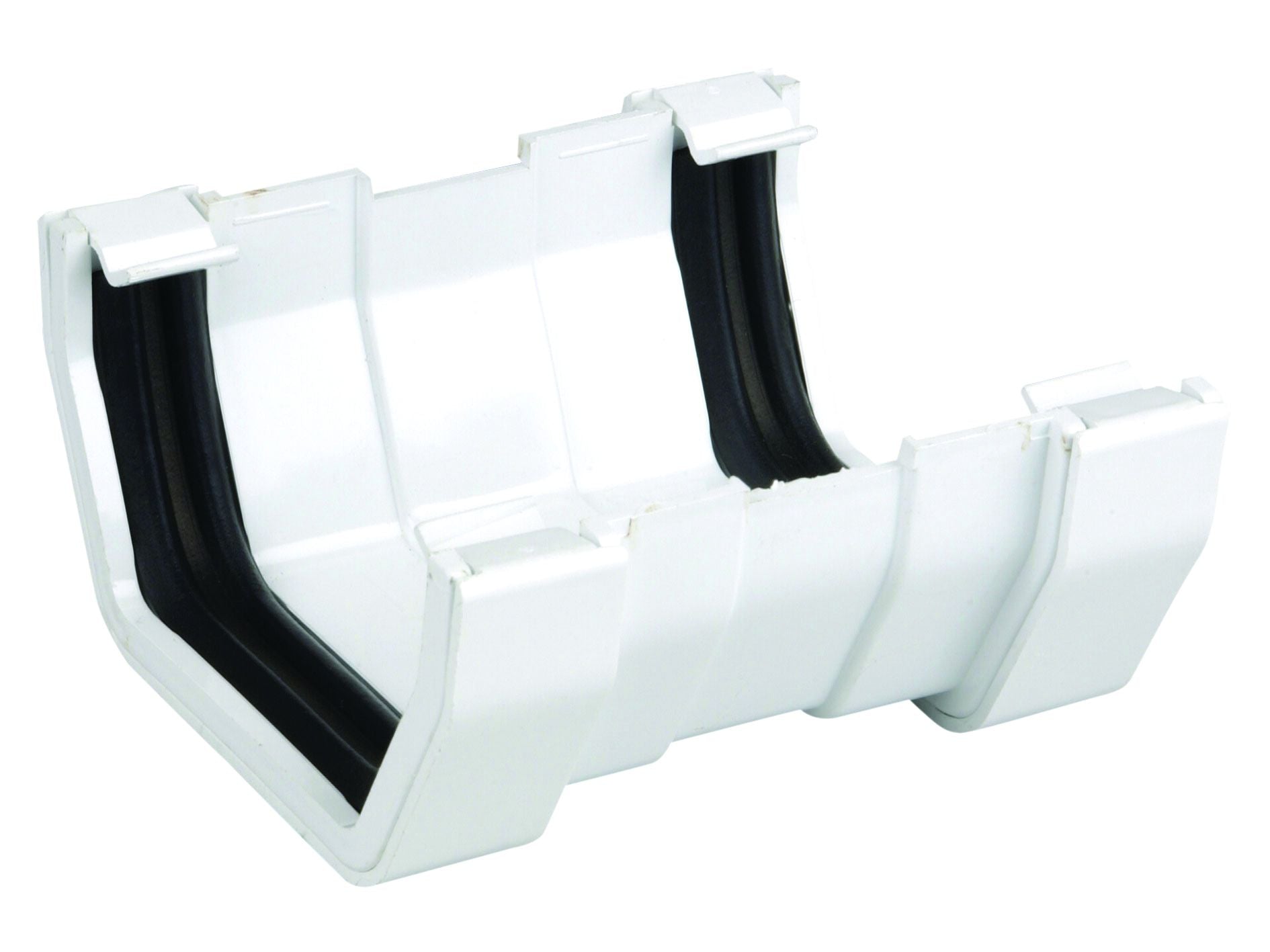 OSMASQUARELINE 4T809 PVCU GUTTER UNION 100mm 4T809W WHITE