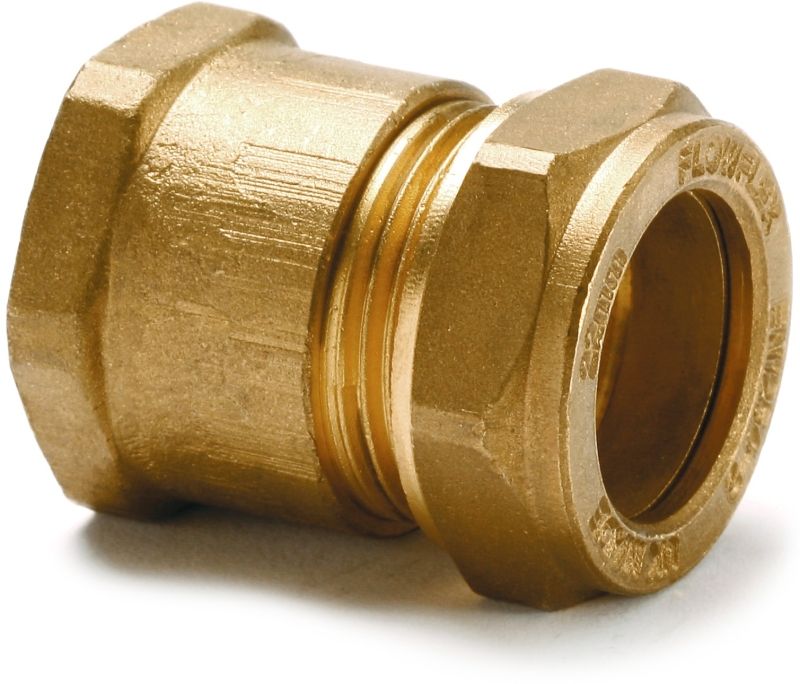 FLOWFLEX COMPRESSION FEMALE IRON COUPLING 22mm x 1/2" P903.17