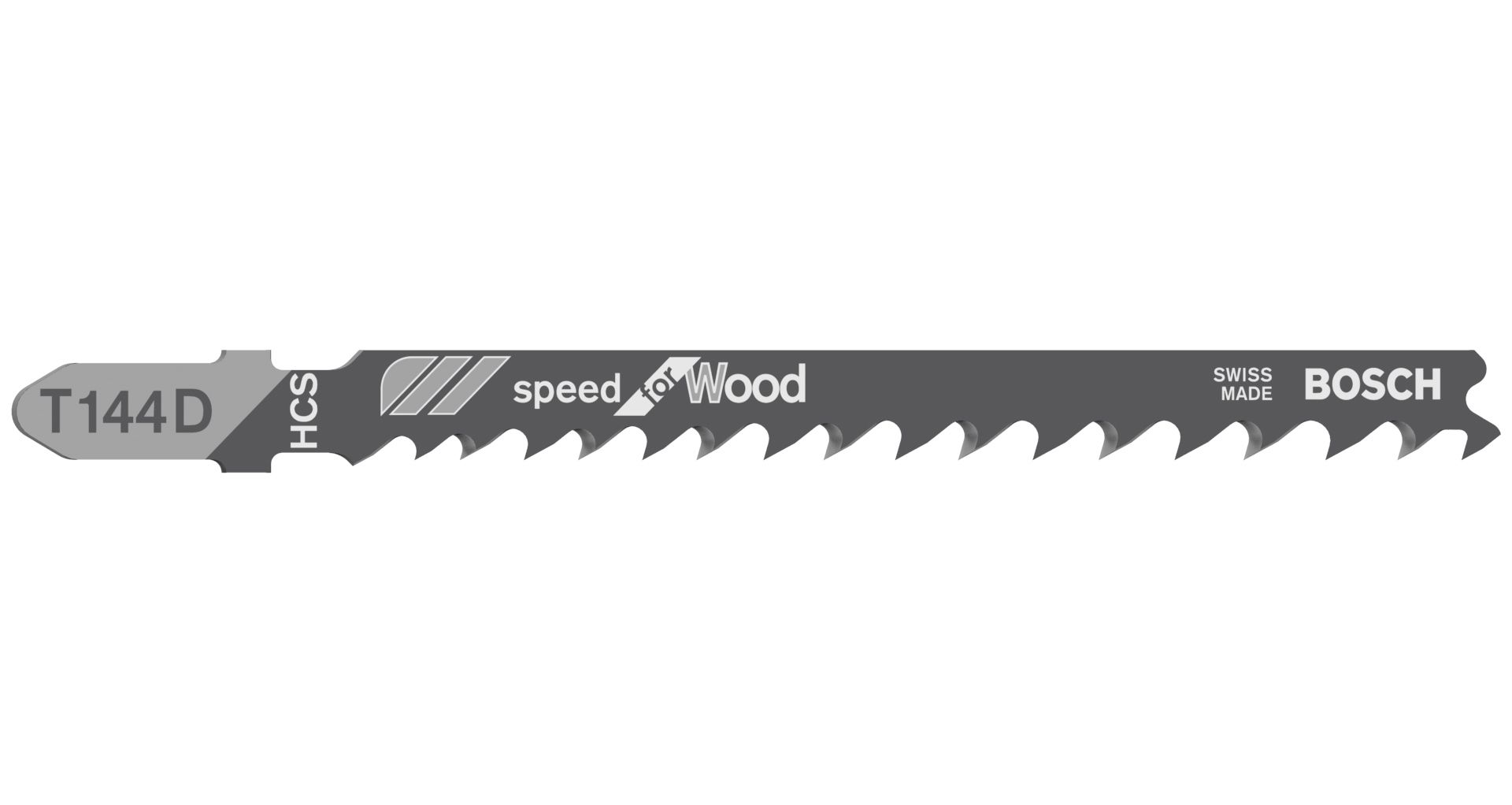 Bosch 2608630040 Pack Of 5 T144D Speed Cut Wood Jigsaw Blades 5-50mm