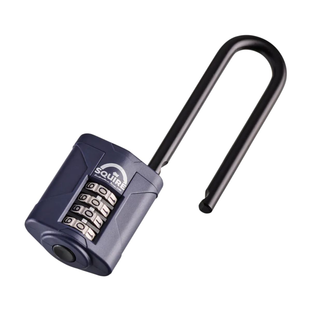 SQUIRE COMBINATION PADLOCK LONG SHACKLE 40mm BLACK CP40/2.5