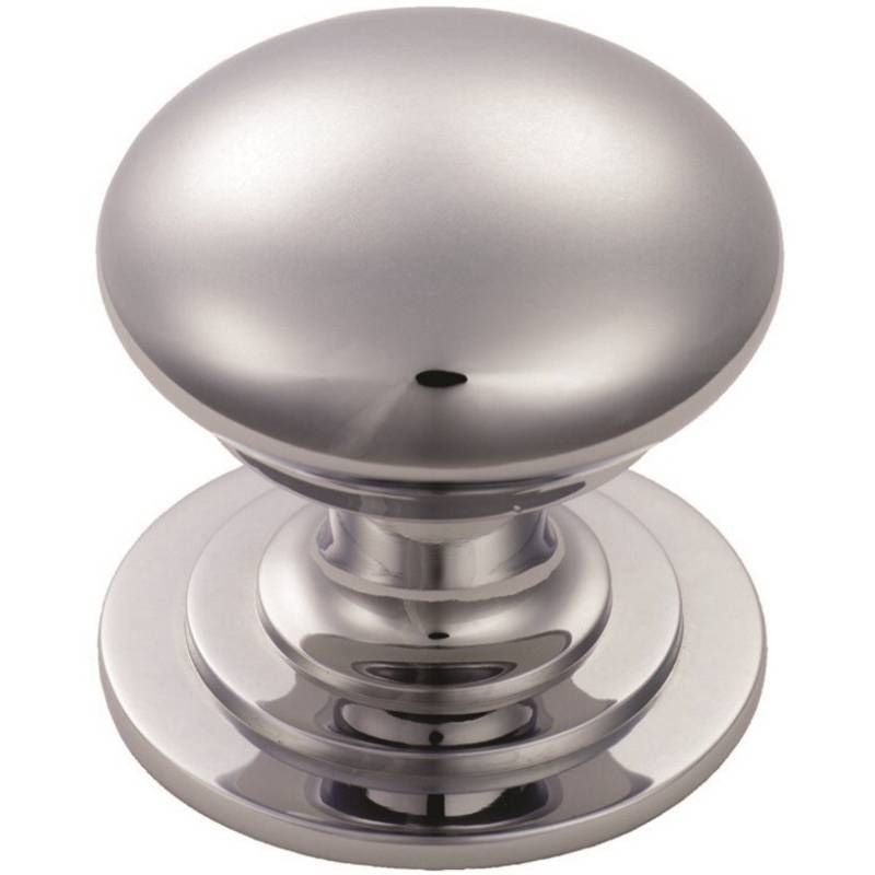VICTORIAN CUPBOARD KNOB 32mm (PAIR) POLISHED CHROME M47BCP/BP