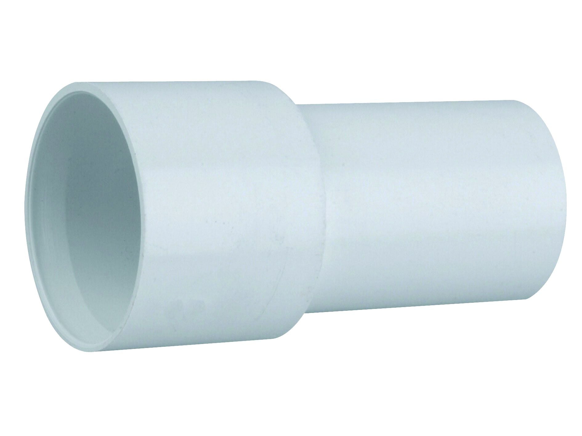OSMAOVERFLOW 1O158 PVCU STRAIGHT ADAPTOR 21.5mm 1O158W WHITE
