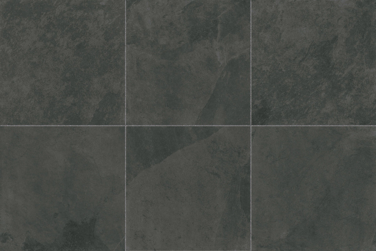 MARSHALLS ARRENTO PORCELAIN 600 x 600mm BLACK VP8005528