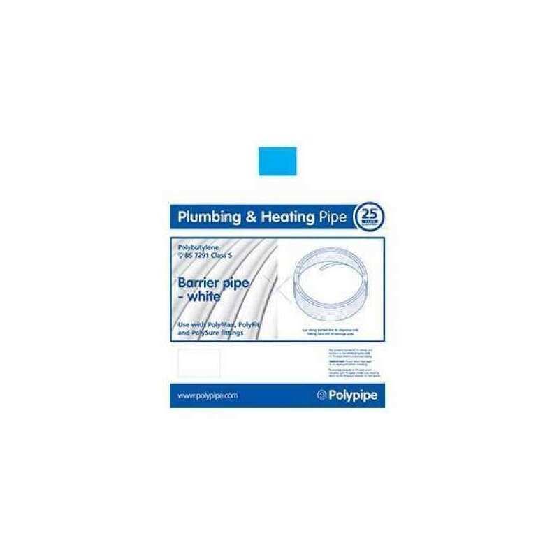 POLYPIPE BARRIER COIL 28mm x 25m WHITE FIT2528B