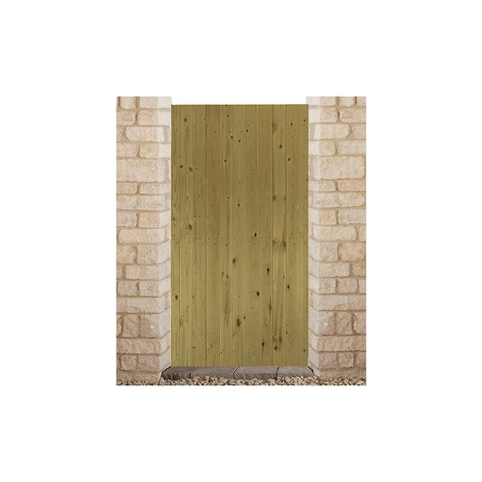 CHARLTON PRIO6F PRIORY FLAT TREATED SIDE GATE 900 x 1760mm GREEN