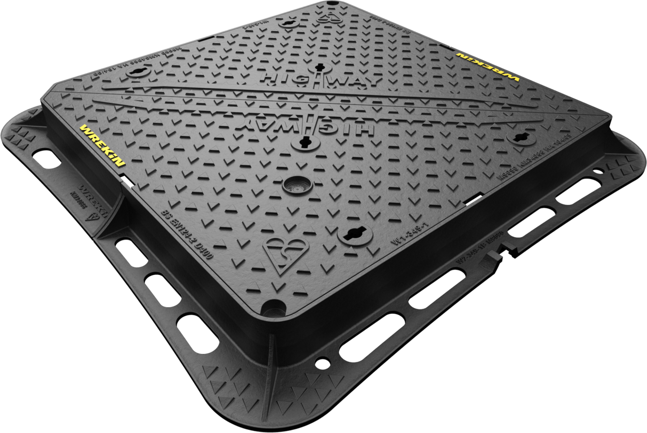 WREKIN (A349) MHC 900 x 900 x 100mm HIGHWAY D400 DI D/TRI DMT0D4/9090/KH