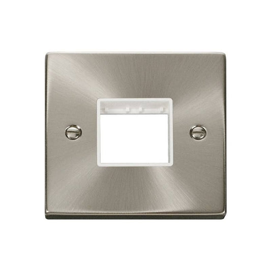 CLICK VPSC402WH 1 GANG PLATE TWIN APT MG