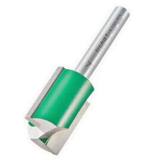 TREND C030X1/4TC TWO FLUTE CUTTER 19.1MM DIAMETER