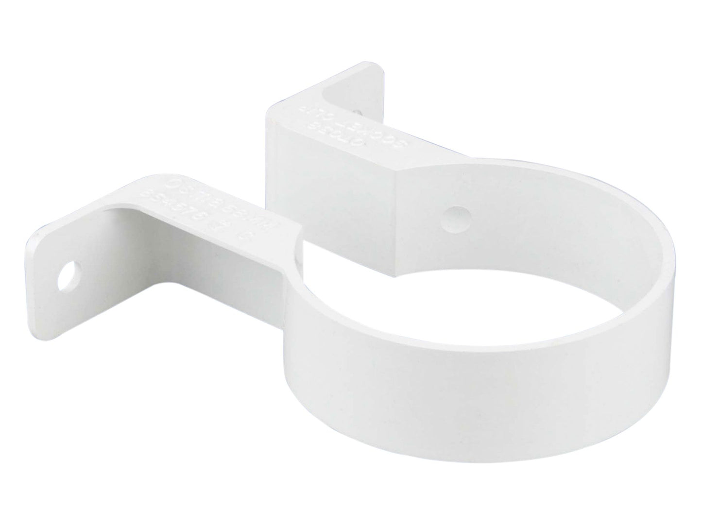 OSMA 0T038 ROUND PVCU SOCKET BRACKET 68mm 0T038W WHITE