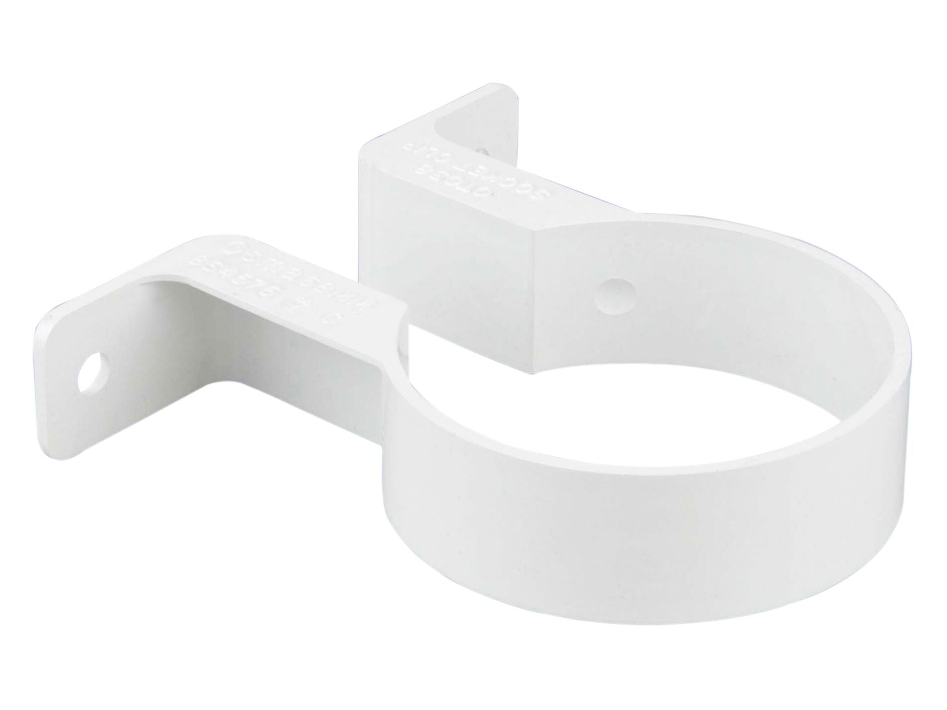 OSMA 0T038 ROUND PVCU SOCKET BRACKET 68mm 0T038W WHITE
