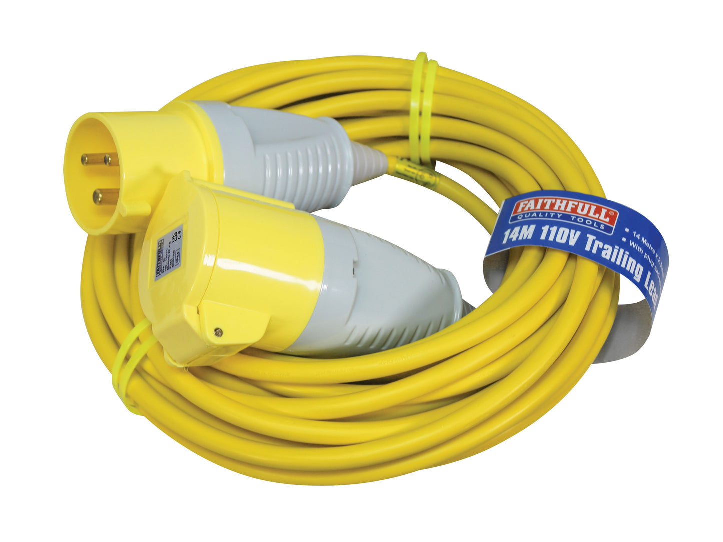 FAITHFULL FPPTL1432AMP EXTENSION TRAILING LEAD 110v 32a 14m 2.5mm