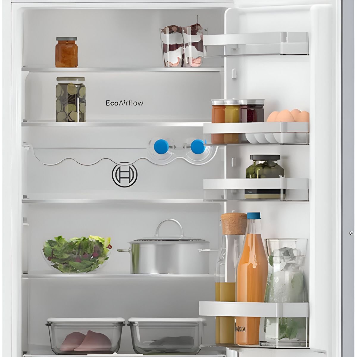 HOPKINS HOMES BOSCH KIV87VFE0G SERIES 4 BUILT IN 70/30 LOW FROST FRIDGE/FREEZER