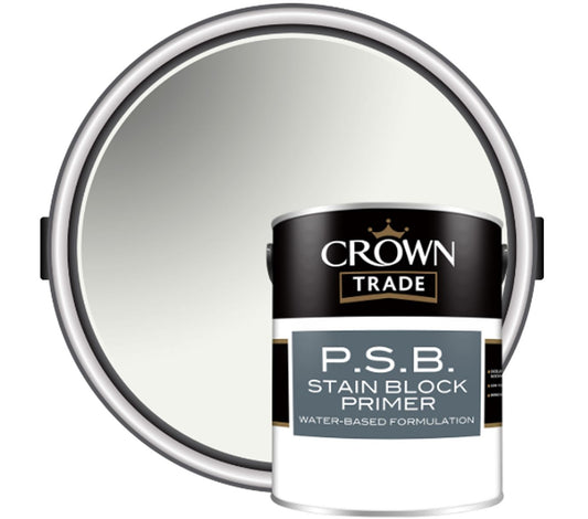 CROWN TRADE STAIN BLOCK PRIMER 5l WHITE 5024204