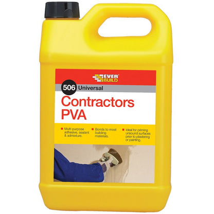 Everbuild 506 Contractors Pva 5L CONPVA5