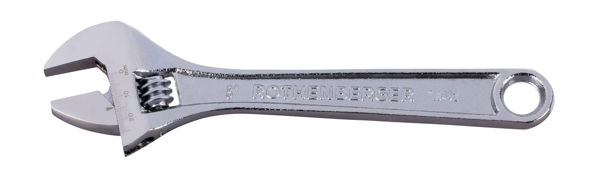 ROTHENBERGER 8 ADJUSTABLE WRENCH CHROME 70442