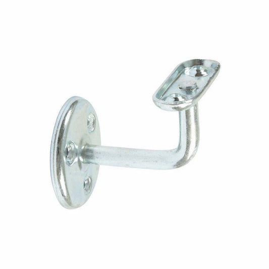 A PERRY BRIGHT ZINC PLATED HANDRAIL BRACKET STEEL 64mm 236-0063ZP