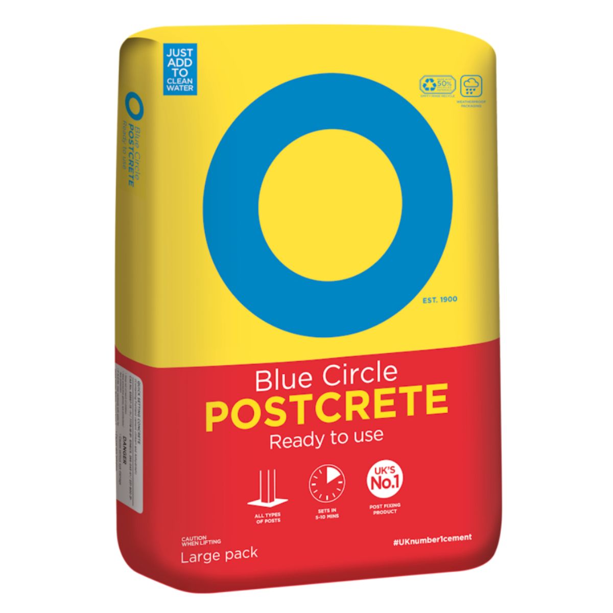 Blue Circle Postcrete 20kg Pzpostcret