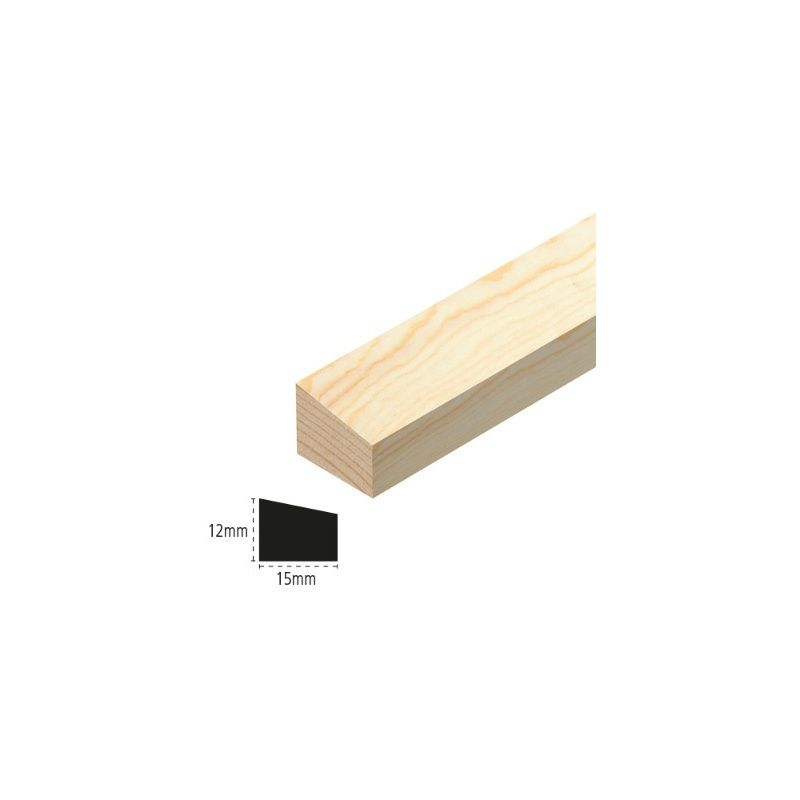 PINE WEDGE BEAD 15 x 12 x 2400mm TM903