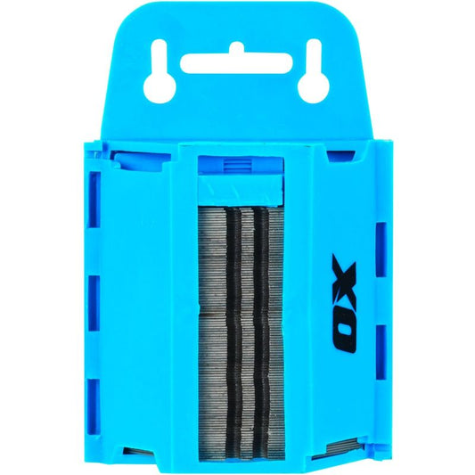OX-P222110 PRO HEAVY DUTY KNIFE BLADES AND DISPENSER (PACK 100)