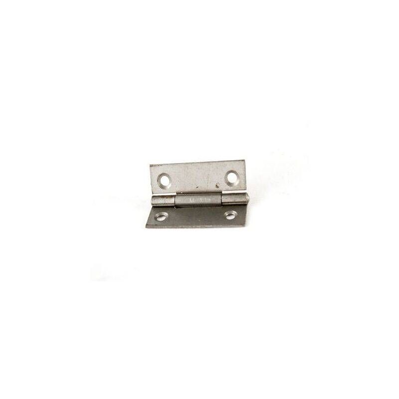 SELF COLOUR LIGHT STEEL BUTT HINGES PAIR 1838 50mm 1838 2.0