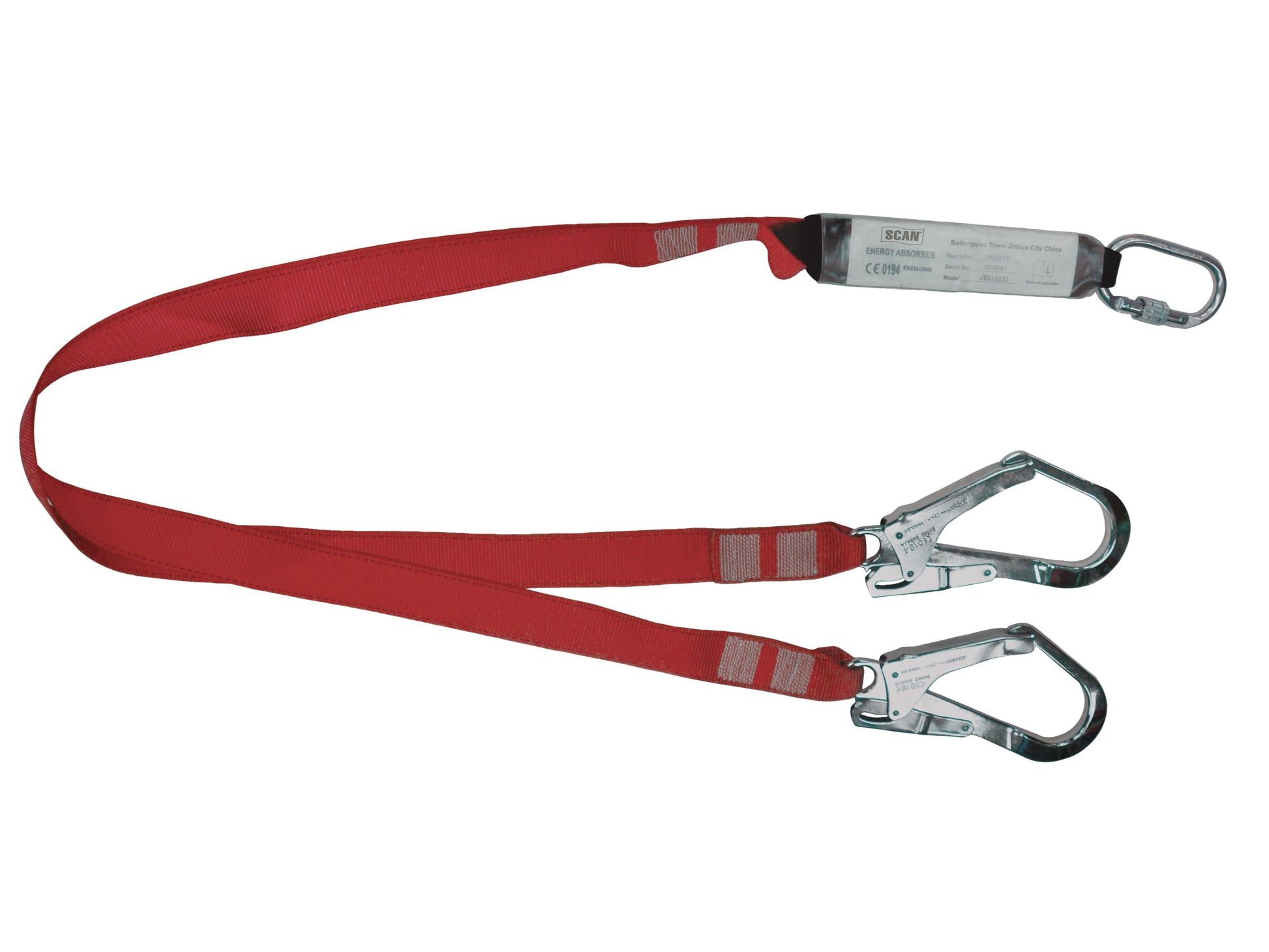 SCAN SCAFALYTWIN FALL ARREST TWIN LANYARD 1.80m
